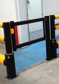 Flexible Barrier Swing Gate